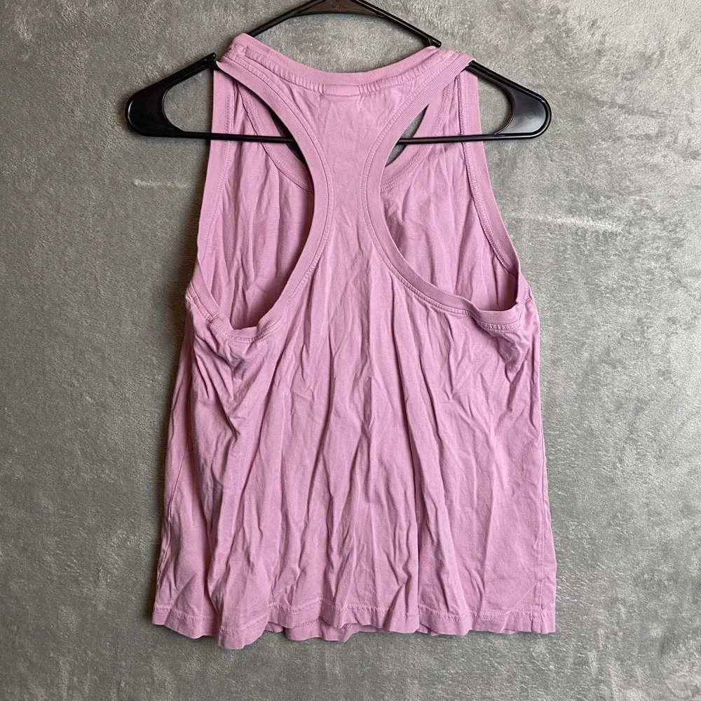 Nike Women's Large Pink Graphic Tank Top Sleeveless Activewear